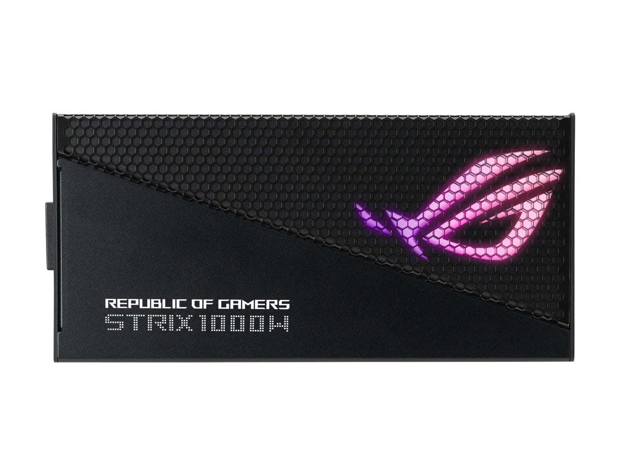 Fuente de alimentación Asus ROG Strix 1000W Gold Aura Edition, totalmente modular, 80+ Gold, ATX 3.0, PCIe 5.0, iluminación RGB, Lambda A+