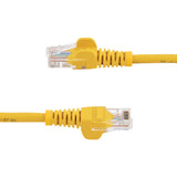 StarTech.com Cat5e Ethernet Patch Cable with Snagless RJ45 Connectors - 5 m, Yellow