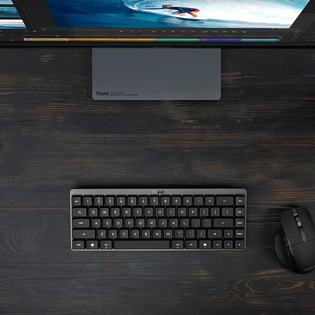ASUS ProArt KD300 keyboard Home/Office USB + RF Wireless + Bluetooth QWERTY English Black