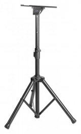 Manhattan Tripod Floor Mount for TV/Monitor/Projector/Laptop, For screens: 13" to 32", VESA compatability: 75x75 and 100x100mm - check the dimensions of the four mounting holes on back of screen to ensure it fits, Max 15kg, Height Adjustable, Black, Brack