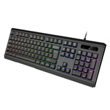 VIDA GAMER BLK 4IN1 USB KB MS HS KIT keyboard Mouse included Gaming QWERTY UK English Black