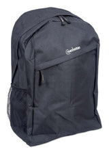 Manhattan Knappack Backpack 14.1", Black, LOW COST, Lightweight, Internal Laptop Sleeve, Accessories Pocket, Padded Adjustable Shoulder Straps, Water Bottle Holder, Three Year Warranty