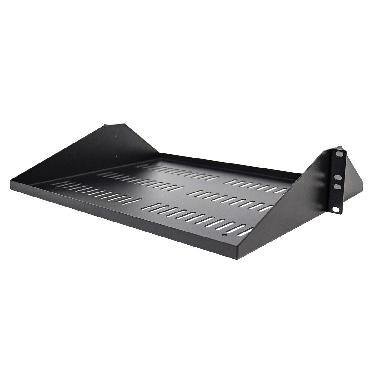 StarTech.com 2U Server Rack Shelf, Center Mounted Universal Vented Rac ...