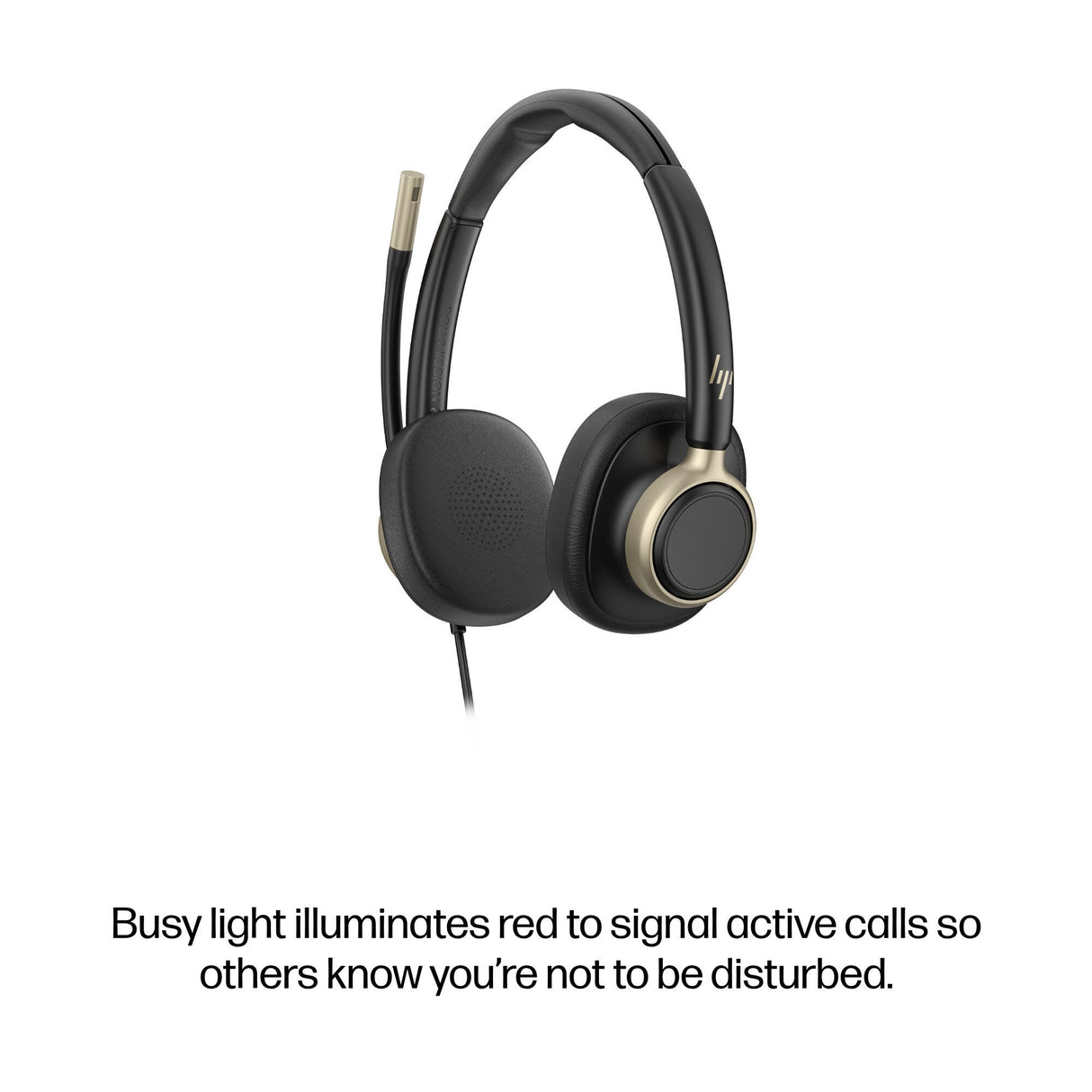 HP Poly Mission 825 Stereo USB Wired Headset (Bulk)