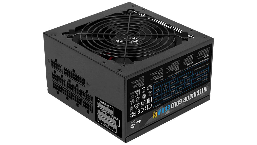 Aerocool Integrator Gold 850W power supply unit 20+4 pin ATX ATX Black