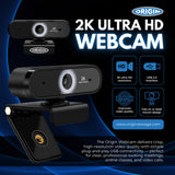 Origin Storage USB Webcam 2K Full HD