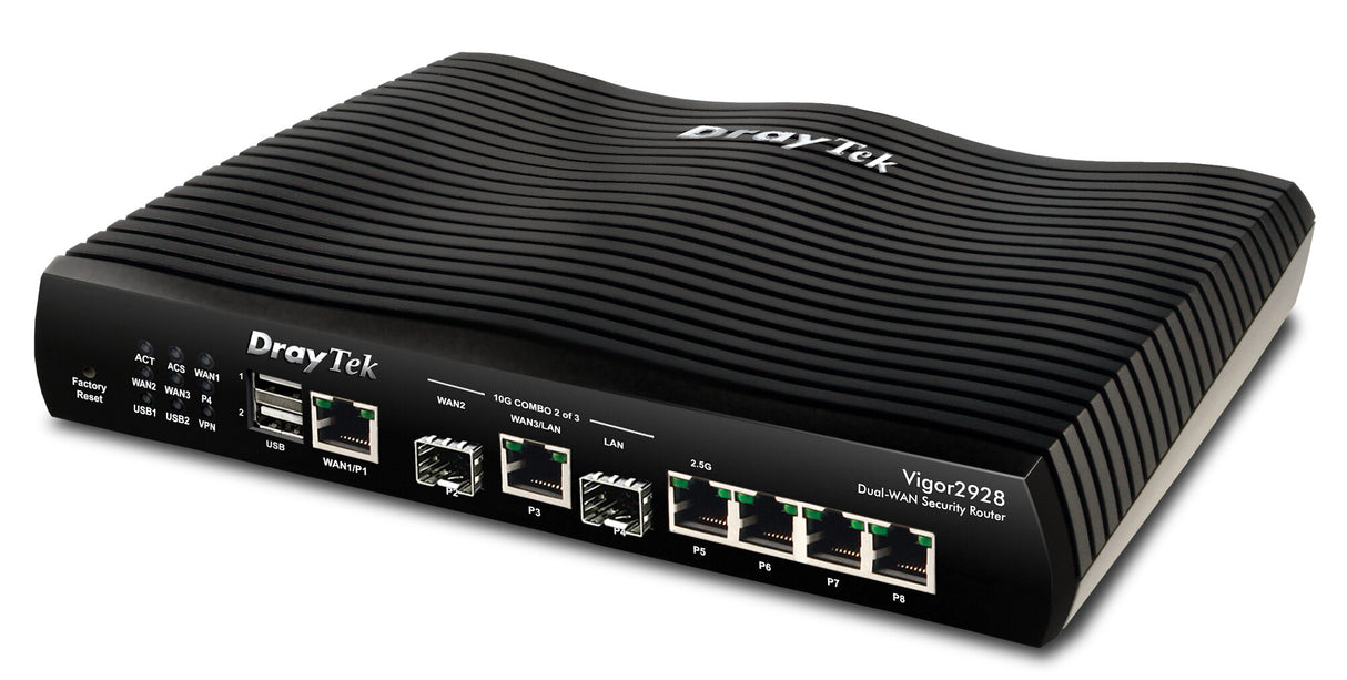 DrayTek Vigor 2928 Multi-Gigabit Multi-WAN Wired FTTP Router