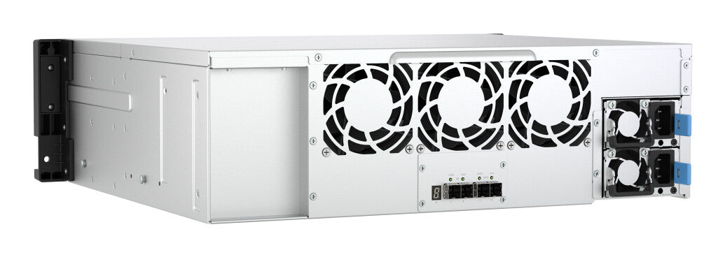 QNAP TL-R1600PES-RP storage drive enclosure HDD/SSD enclosure Black, Grey 2.5/3.5"