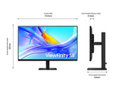 Samsung LS27D800UAU computer monitor 68.6 cm (27") 3840 x 2160 pixels Quad HD Black