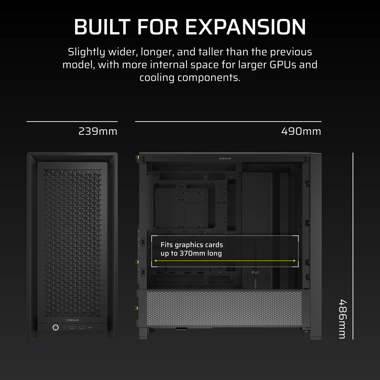 Corsair FRAME 4000D Midi Tower Black