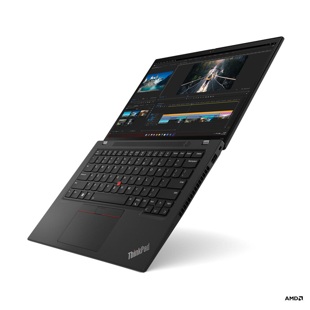 Lenovo ThinkPad T14 Gen 4 (AMD) AMD Ryzen™ 5 PRO 7540U Laptop 35.6 cm (14") WUXGA 16 GB LPDDR5x-SDRAM 512 GB SSD Wi-Fi 6E (802.11ax) Windows 11 Pro UK English Black