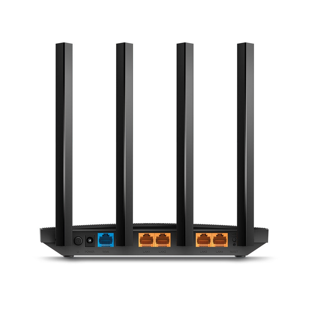 TP-LINK (Archer C6), AC1200 (867+300) Enrutador de Cable GB Inalámbrico de Doble Banda, 4 Puertos, MU-MIMO, Modo Punto de Acceso