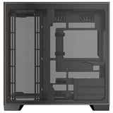 Antec C8 Curve Wood Full Tower Black, Transparent, Wood