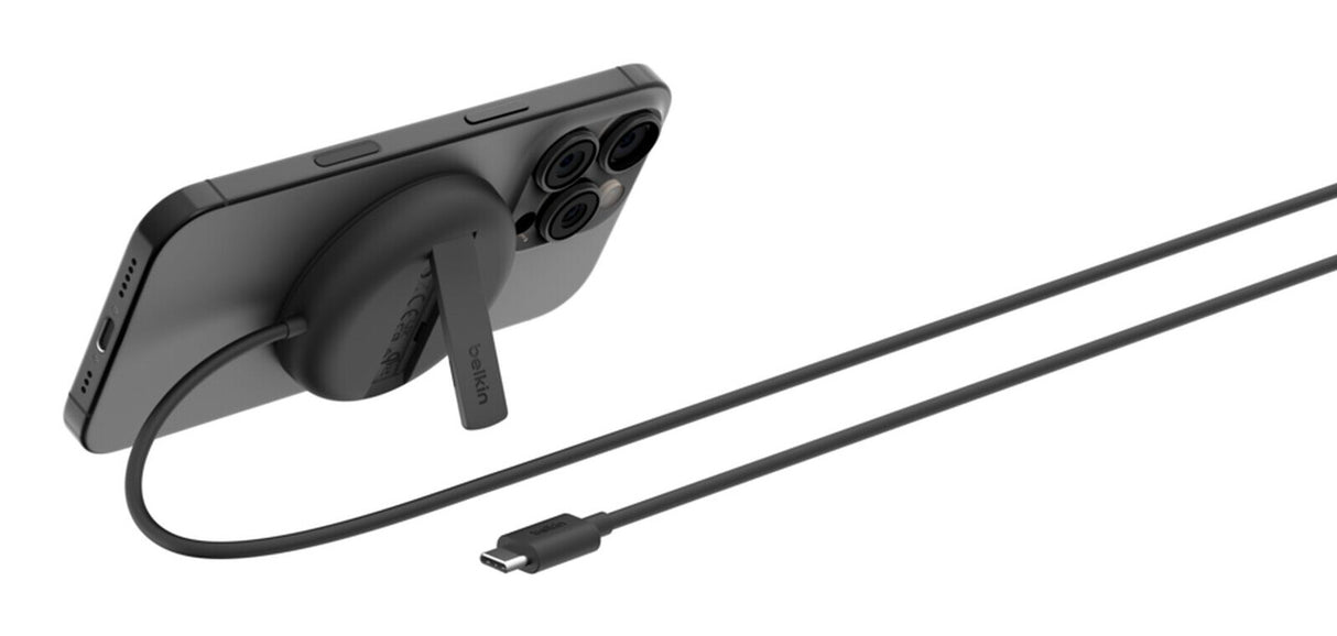 Belkin WIA011HQBK mobile device charger Headset, Smartphone Black USB Wireless charging Fast charging Indoor