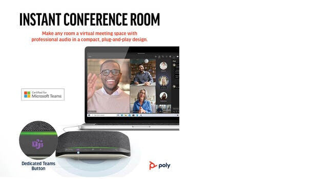 POLY Sync 10 Microsoft Teams Certified Speakerphone