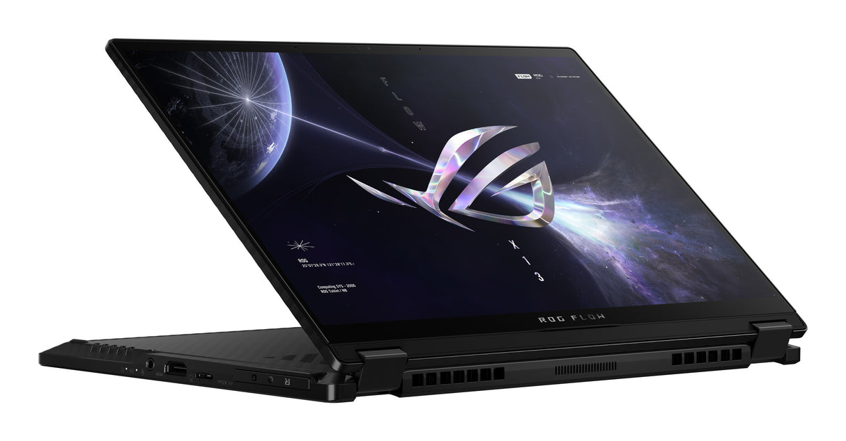 ASUS ROG Flow X13 GV302XU-MU010W AMD Ryzen™ 9 7940HS Hybrid (2-in-1) 34 cm (13.4") Touchscreen WQXGA 16 GB LPDDR5-SDRAM 1 TB SSD NVIDIA GeForce RTX 4050 Wi-Fi 6E (802.11ax) Windows 11 Home Black