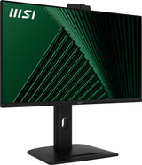 MSI Pro MP275QPDG 27 Inch Monitor, QHD (2560 x 1440), 100Hz, IPS, 1ms, 2x HDMI 2.0b, 1x DP 1.2a input, 1x DP 1.2a output, 1x Type-C (DP alt.) w/ 98W PD, 1x LAN, 4xUSB 5Gbps Type-A, 1x USB 5Gbps Type-B, Built-in Speakers, Webcam, Daisy Chain, HDR Ready, An
