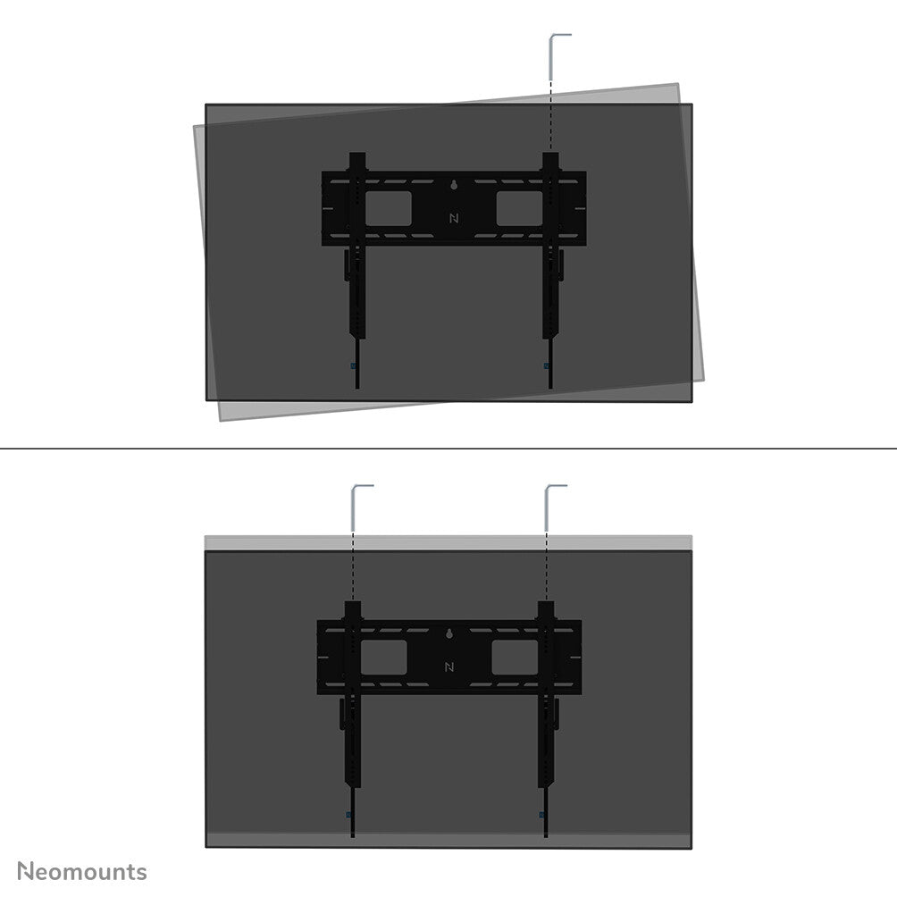 Neomounts WL30-750BL16 Heavy duty wall mount 42-86" - fixed - lockable - fast installation - TÜV