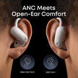 Soundcore AeroFit 2 Pro 2-in-1 Hybrid Earbuds, White