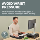 Fellowes Breyta - Wrist rest - black