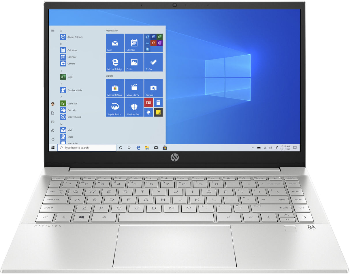 HP Pavilion 14-dv0564na Intel® Core™ i7 i7-1165G7 Laptop 35.6 cm (14") Touchscreen Full HD 16 GB DDR4-SDRAM 512 GB SSD Wi-Fi 5 (802.11ac) Windows 11 Home Silver