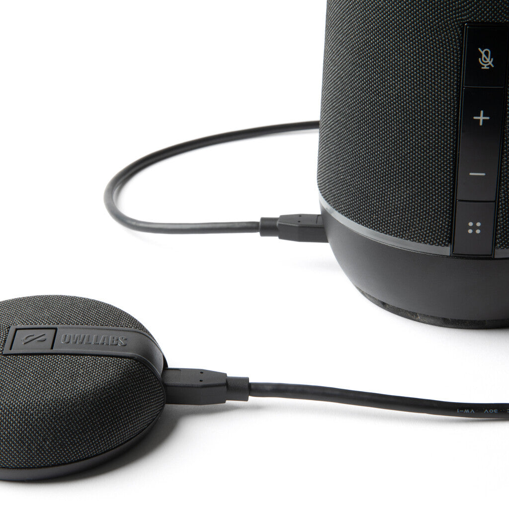 Owl Labs Expansion Mic for Meeting Owl 3 - extend audio reach in larger spaces by 8 feet (2.5 meters) in the direction of the mic.