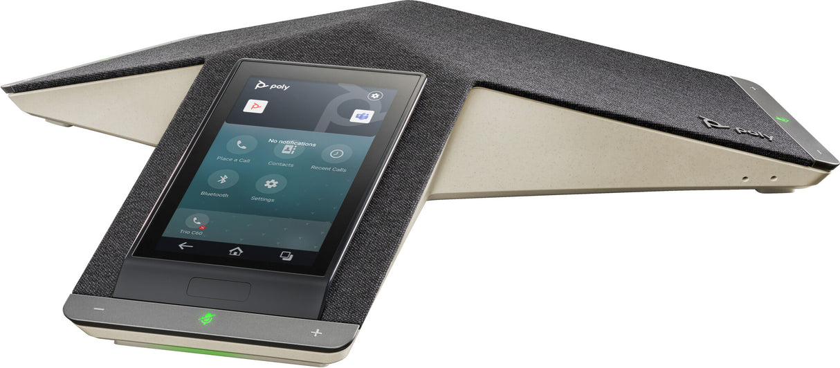 POLY Trio C60 IP Conference Phone and PoE-enabled No Radio