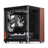 Jonsbo TK-0 BLACK computer case Black, Wood