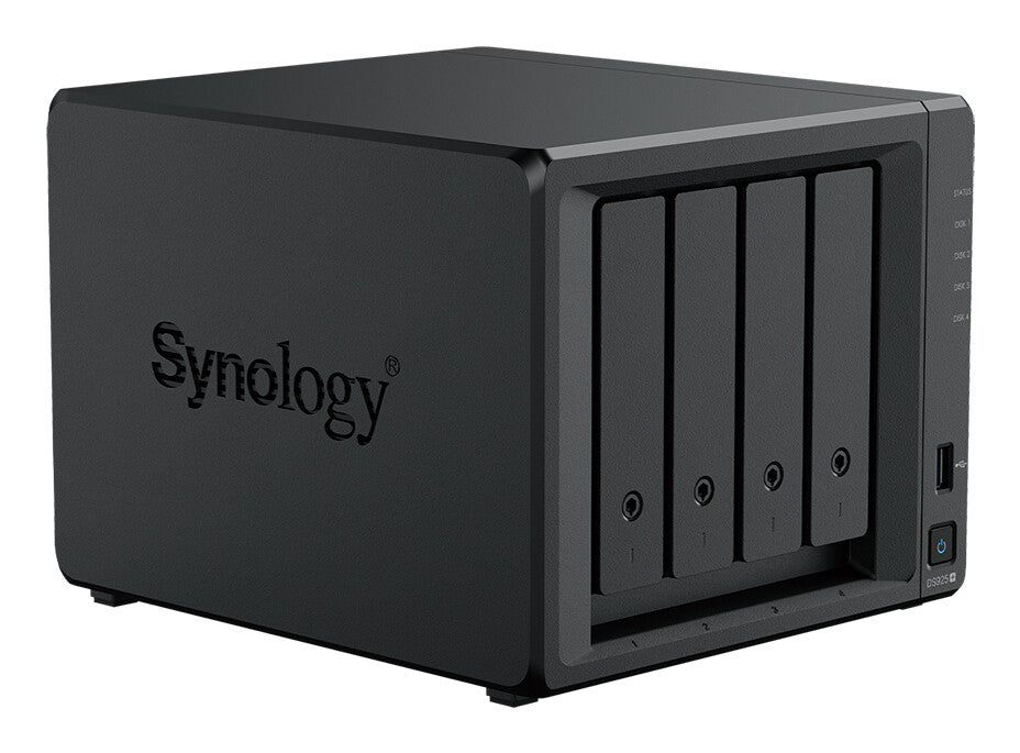 Synology DiskStation DS925+ NAS Ryzen Embedded V1500B 4 GB DDR4 64 TB HDD Black
