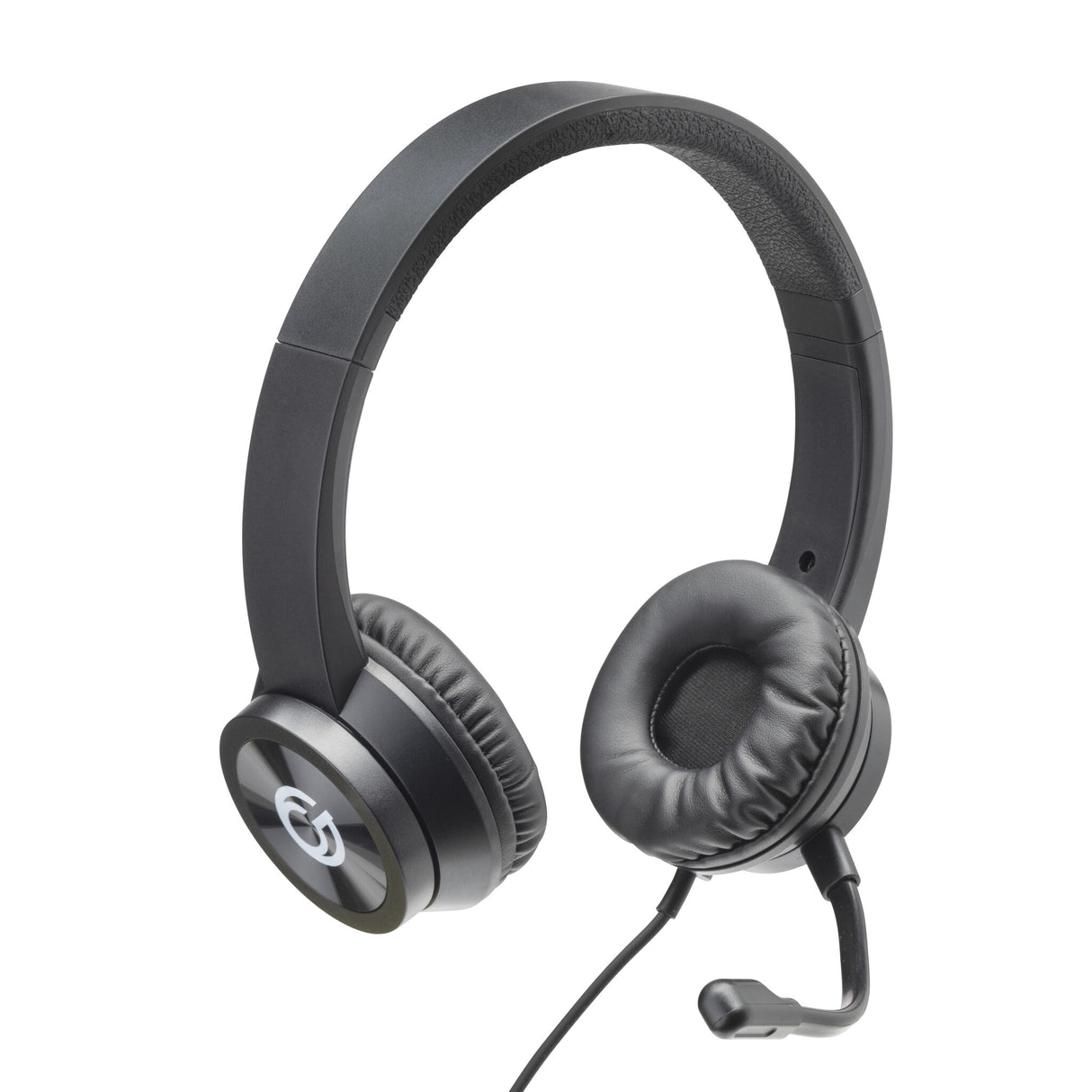 connektgear HP532 Triple Connector Headset with Boom Mic USB Type A & C & 3.5mm - Black