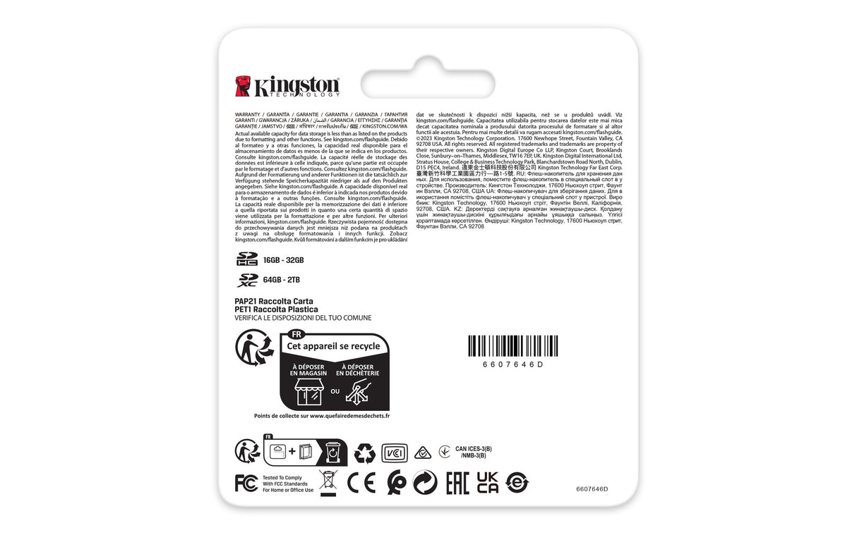 Kingston Technology 128GB Canvas React Plus SDXC UHS-II 280R/100W U3 V60 for Full HD/4K