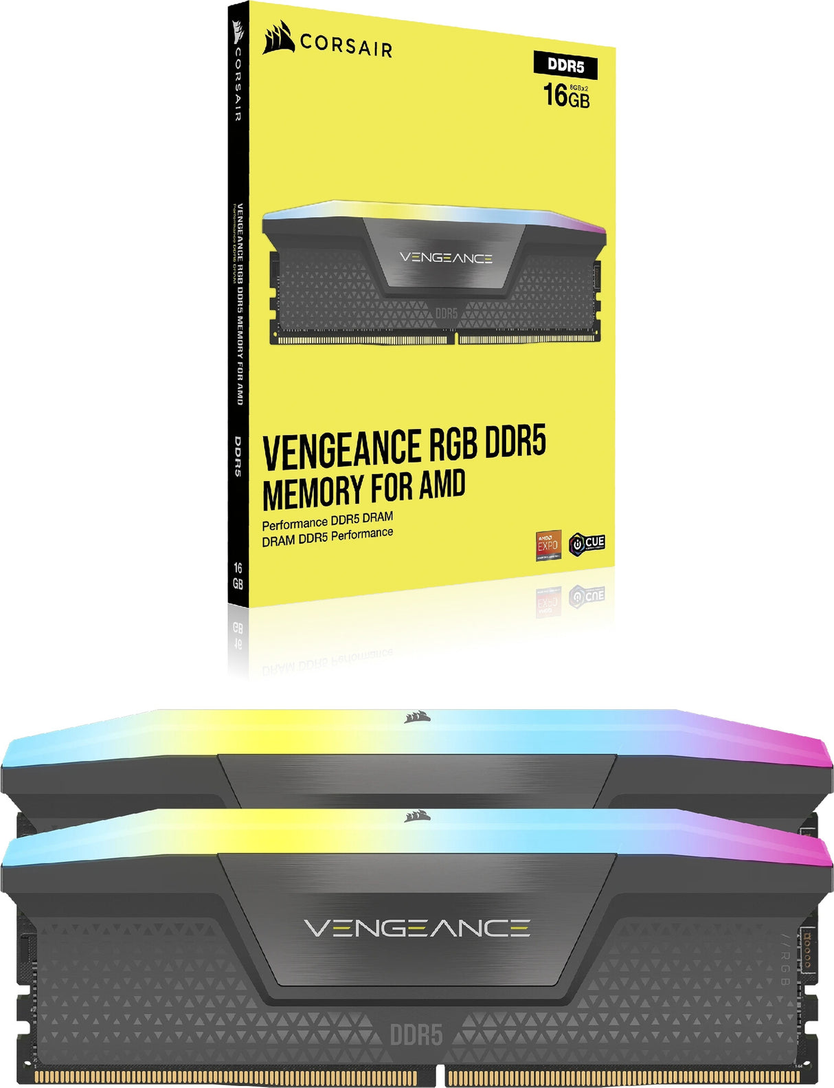 Corsair Vengeance RGB memory module 32 GB 2 x 16 GB DDR5 288-pin DIMM