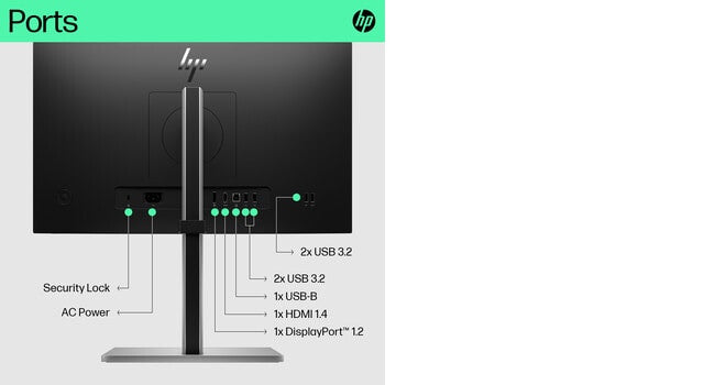 HP E-Series E22 G5 FHD Monitor