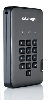 iStorage diskAshur PRO² HDD 500GB | Secure Portable Hard Drive |FIPS 140-2 Level 3 certified | AES-XTS 256-bit Hardware Encryption | PIN protected | OS & Platform Independent |GDPR, TAA Compliant|Brute force hack defence | Dust/Water Resistant