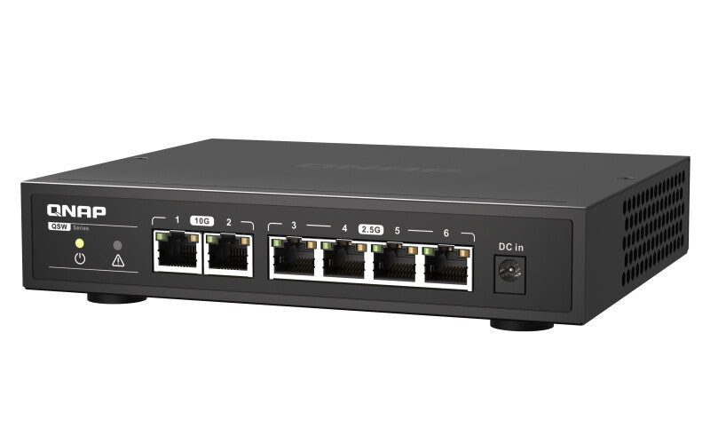 QNAP QSW-2104-2T network switch Unmanaged 2.5G Ethernet (100/1000/2500) Black