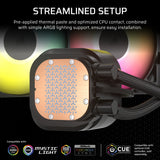 Corsair Nautilus 360 RS ARGB Processor Air cooler Black