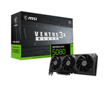 MSI VENTUS GEFORCE RTX 5080 16G 3X OC BLACK graphics card NVIDIA 16 GB GDDR7
