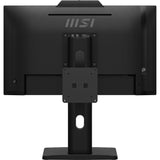 MSI Pro MP242PMG 23.8 Inch Monitor, FHD (1920 x 1080), 120Hz, IPS, 1ms, 1x HDMI 1.4b, 1x DP 1.2a, 1x D-Sub(VGA), 2xUSB 5Gbps Type-A, 1x USB 5Gbps Type-B, Built-in Speakers, Webcam, Anti-Glare, Anti-Flicker, Less Blue light, TÜV Certified, VESA, Kensington