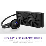 NZXT Kraken Plus 280 Processor All-in-one liquid cooler 14 cm Black