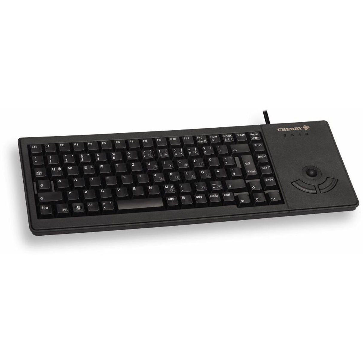 CHERRY G84-5400 TRACKBALL KEYBOARD Corded, USB, Black, (QWERTY - UK)