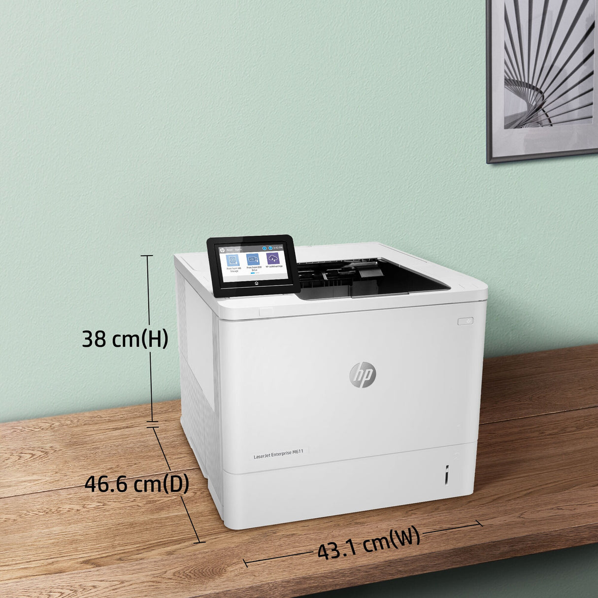 HP LaserJet Enterprise M611dn, Print, Two-sided printing