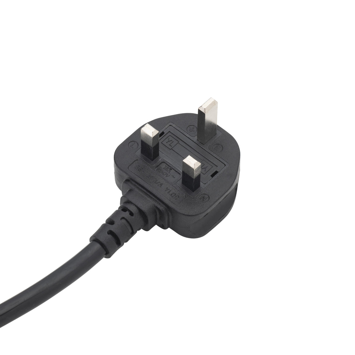 connektgear 2.5m UK Mains Power Splitter Cable - UK Plug to 2 x C13 Sockets