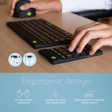 R-Go Tools Numeric keypad R-Go Numpad Break, ergonomic numeric keypad with break software, bluetooth, black