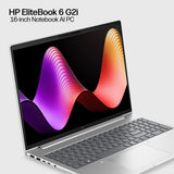 HP EliteBook 6 G2i 16 AI PC Intel Core 5 330 Laptop 40.6 cm (16") WUXGA 16 GB DDR5-SDRAM 512 GB SSD Wi-Fi 7 (802.11be) Windows 11 Pro Silver