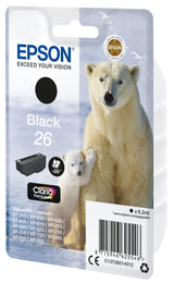 Epson Polar bear 26 Claria Premium Single Black Ink