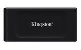SSD externe portable Kingston XS1000 1 To, lecture 1 050 Mo/s, écriture 1 000 Mo/s, USB 3.2 Gen 2, garantie 5 ans