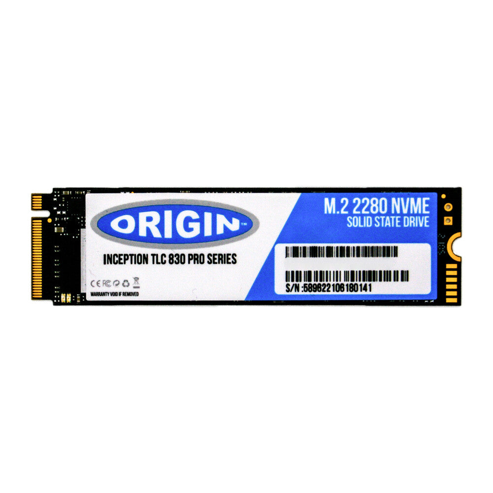 Origin Storage Inception TLC830 Pro Series 512GB PCIe 4.0 NVME M.2 80mm 3D TLC