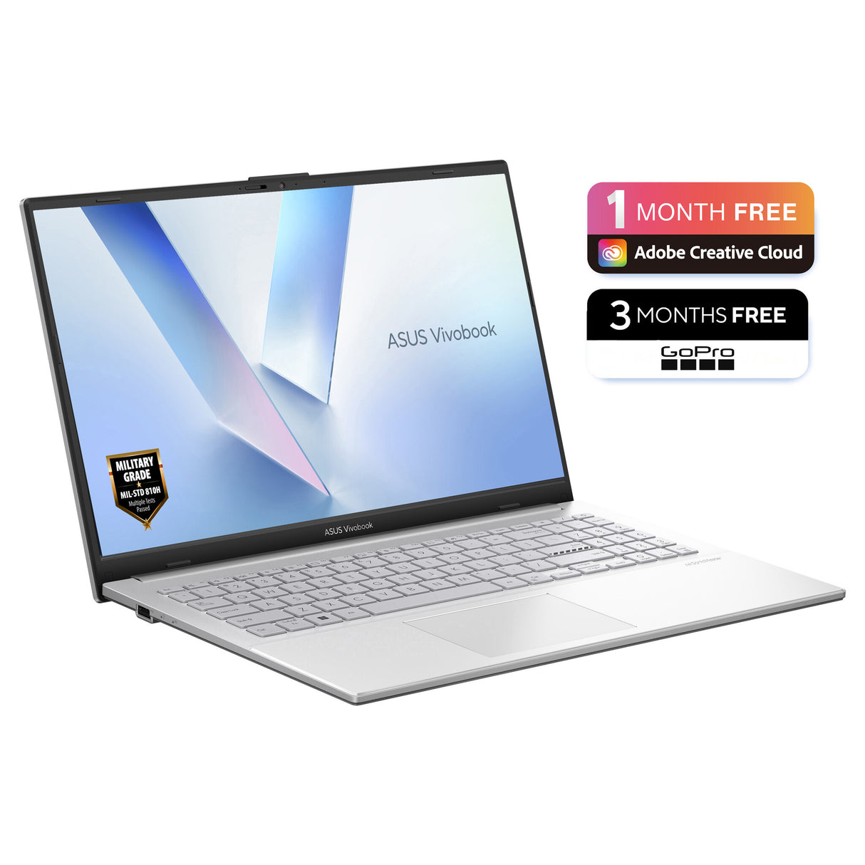 ASUS Vivobook Go 15 E1504FA-BQ5513W AMD Ryzen™ 5 40 Laptop 39.6 cm (15.6") Full HD 8 GB LPDDR5-SDRAM 256 GB SSD Wi-Fi 6E (802.11ax) Windows 11 Home Silver