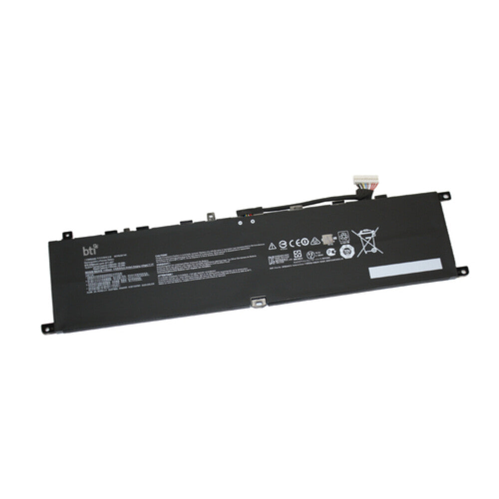 BTI 65Wh 4 cell BTY-M57 compatible battery for MSI VECTOR GP76 12UH-603ES VECTOR GP76 12UH-427BE VECTOR GP76 12UH-426NL VECTOR GP76 12UH-048BE