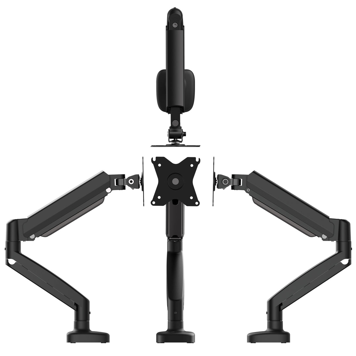 j5create JTSA101 Ergonomic Monitor Mount, Black